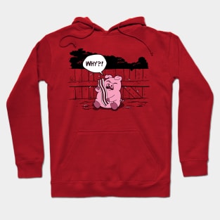 Funny Bacon Crying Pig Cartoon Gift For Bacon Lovers Hoodie